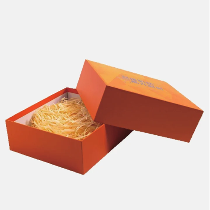 Orange custom gift box